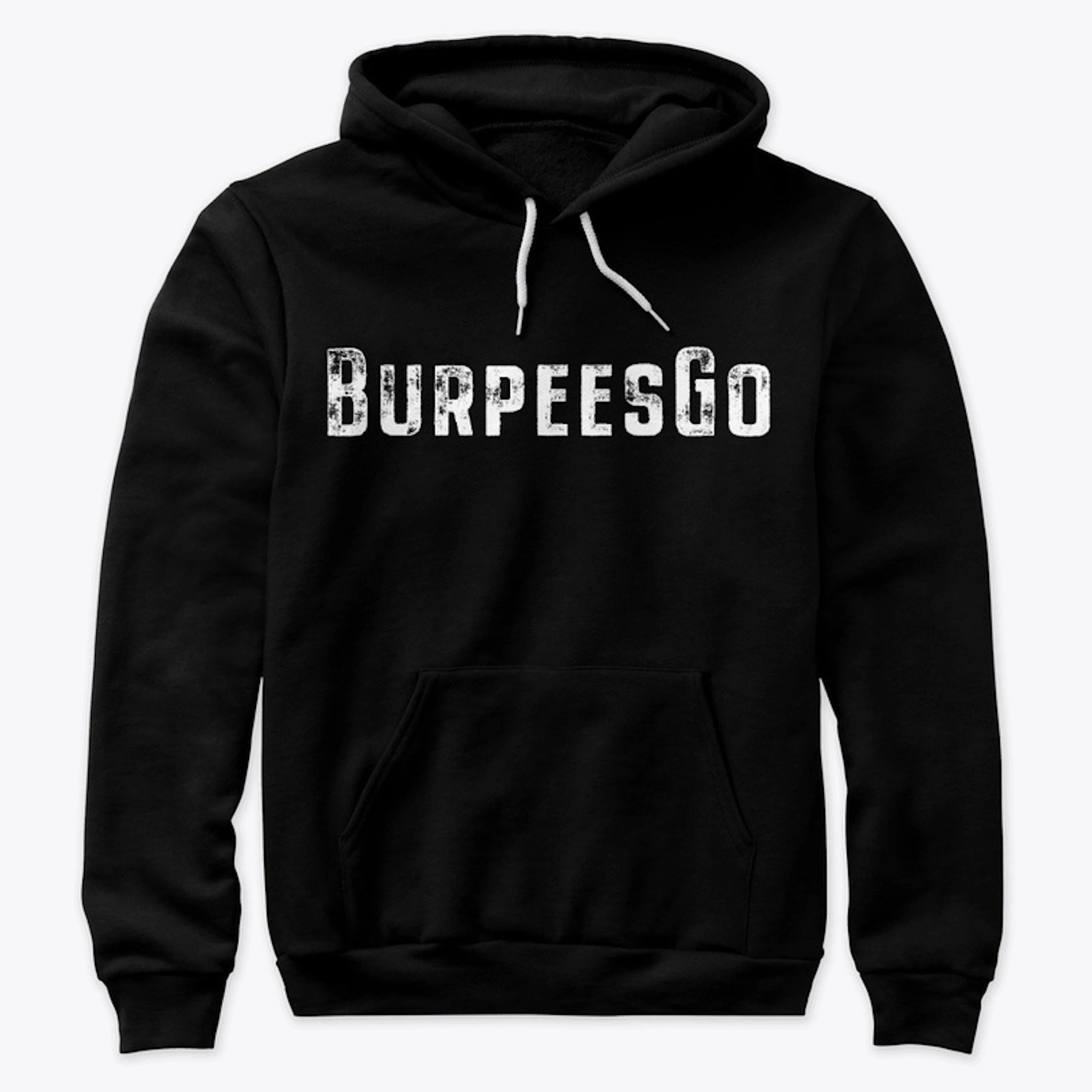BurpeesGo Premium Black Pullover Hoodie