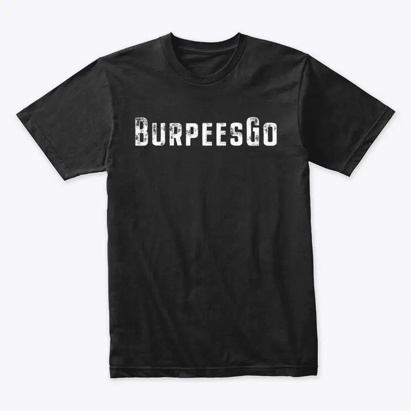 BurpeesGo Adult Black Tee