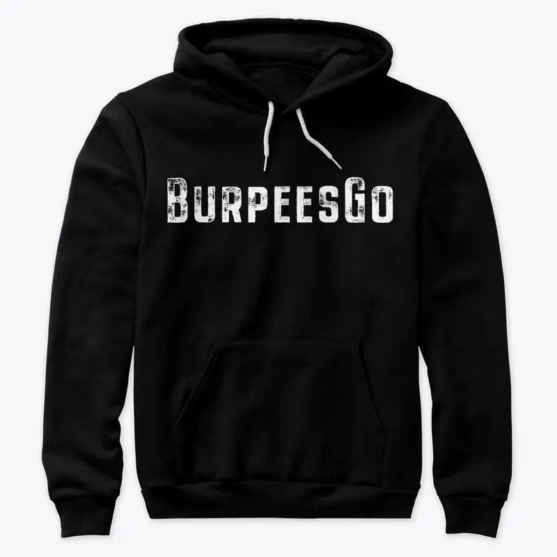 BurpeesGo Premium Black Pullover Hoodie